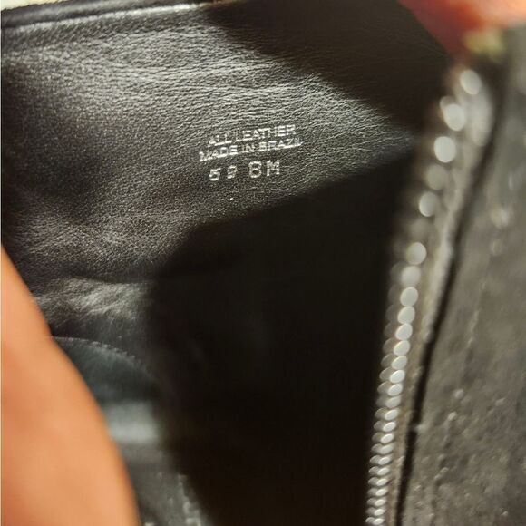 Tory Burch Black "Luxe" Suede Round Toe Stiletto Zip Ankle Boots Sz.8 Ret.$450 - Picture 8 of 11